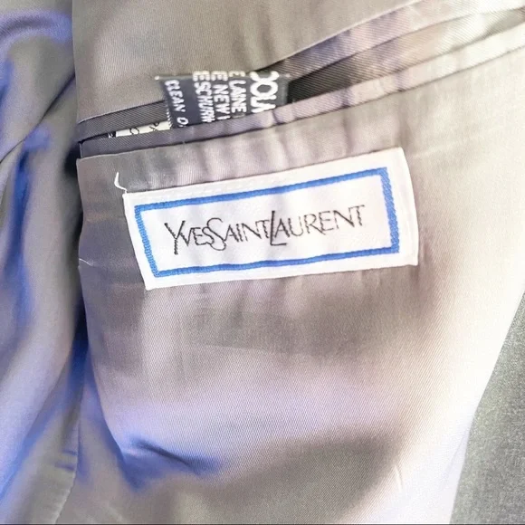 YSL Yves Saint Laurent Gray Jacket